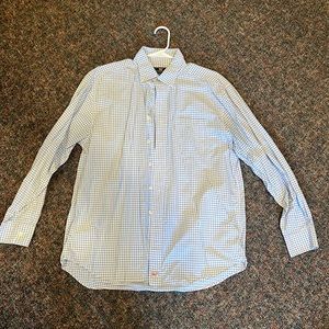 Large long sleeve button down dress shirt